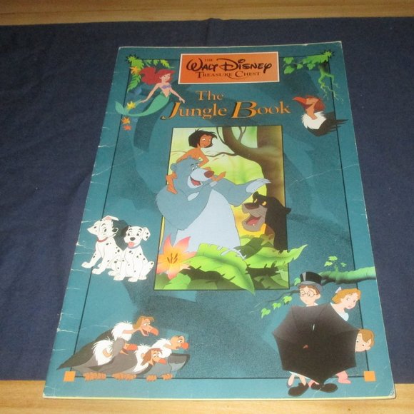 The Walt Disney Treasure Chest 1991 Set of 5 Oversized Story Books Vintage - Picture 11 of 14